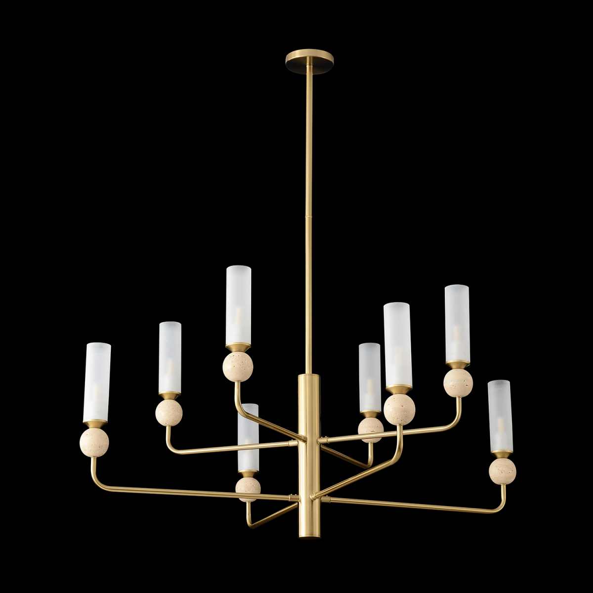 Люстра на штанге Crystal Lux SIMPLY SP8 BRASS в #REGION_NAME_DECLINE_PP#