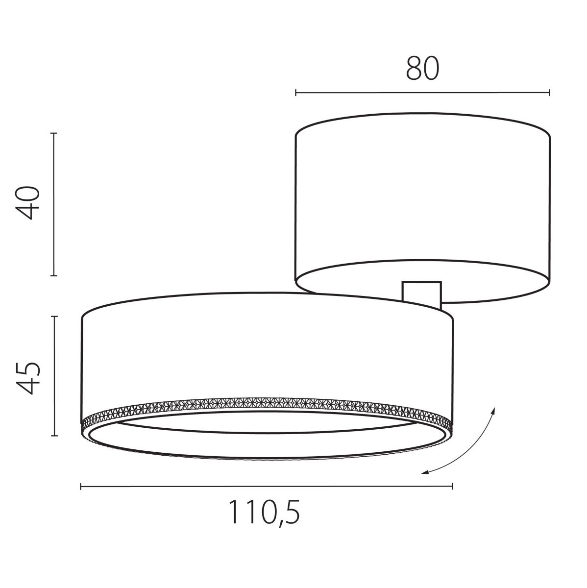 Накладной светильник на натяжной потолокAlta Pro Lightstar A5647SO в #REGION_NAME_DECLINE_PP#