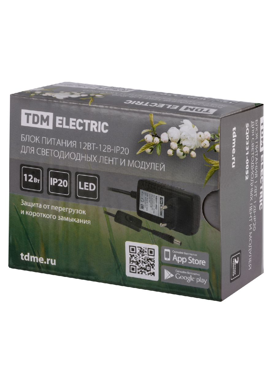 Блок питания TDM Electric 12Вт DC12В 1A IP20 SQ0331-0052 в Санкт-Петербурге