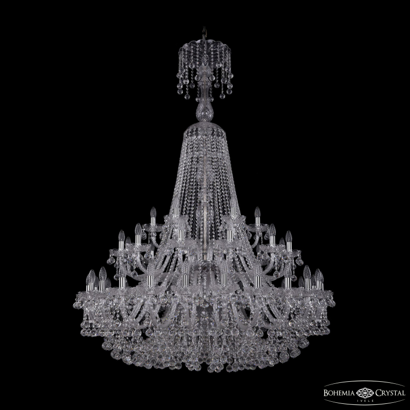 Подвесная люстра Bohemia Ivele Crystal 1409/24+12+6/460/XL-175/2d Ni в Санкт-Петербурге