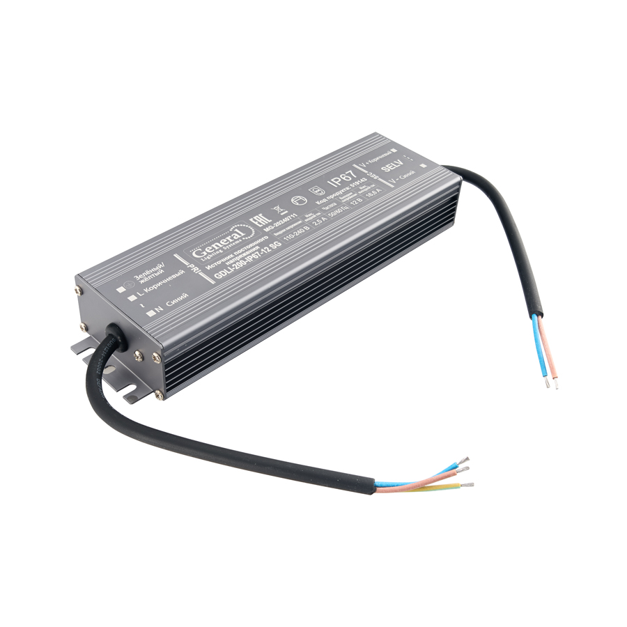 Драйвер светодиодный General GDLI-200-IP67-12 SG 519143 в #REGION_NAME_DECLINE_PP#