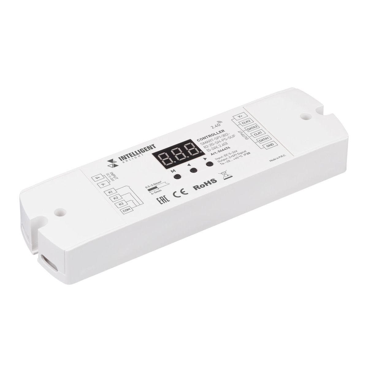 Контроллер Arlight SMART-SPI-302-82-2G-SH-PS-SUF (5-24V, 2.4G) 046474 в Санкт-Петербурге