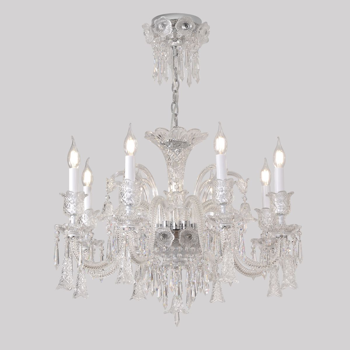 Подвесная люстра Crystal Lux VERSAILLES SP8 CHROME в Санкт-Петербурге