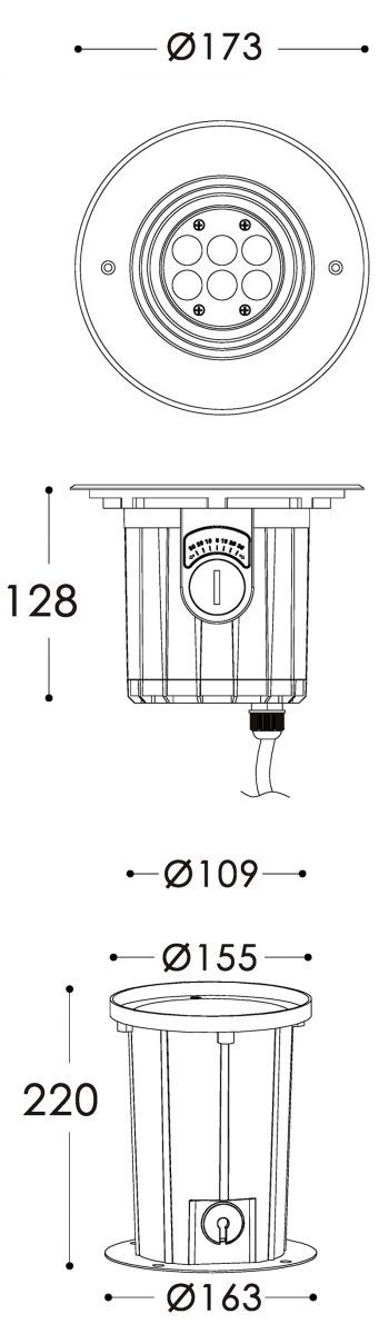 Грунтовый светильник Deko-Light Soft Flex 730267 в Санкт-Петербурге