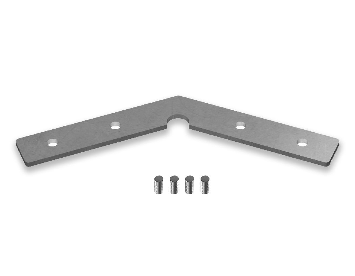 Соединитель угловой (5 шт.) Ambrella Light Profile System GP8054 в Санкт-Петербурге