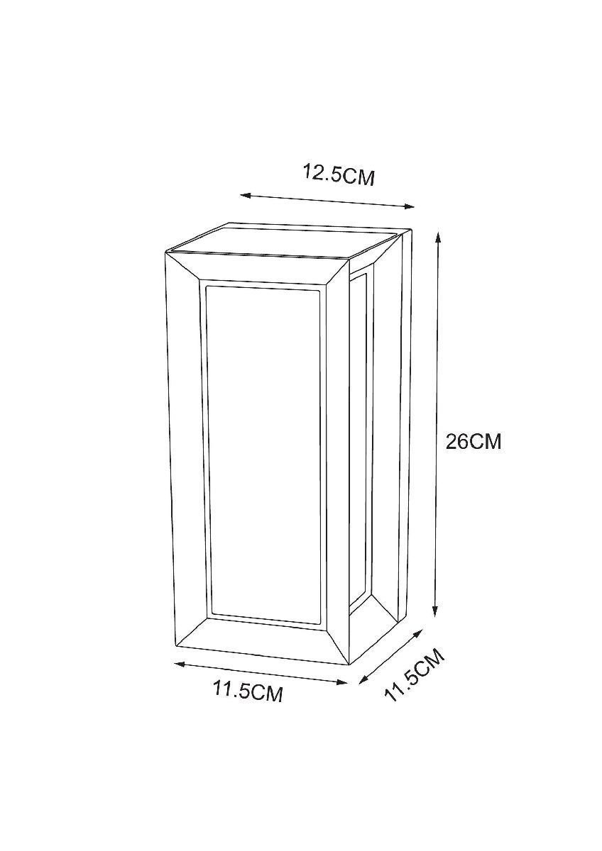 Уличный настенный светильник Arte Lamp Ulysses A8112AL-1BK в Санкт-Петербурге