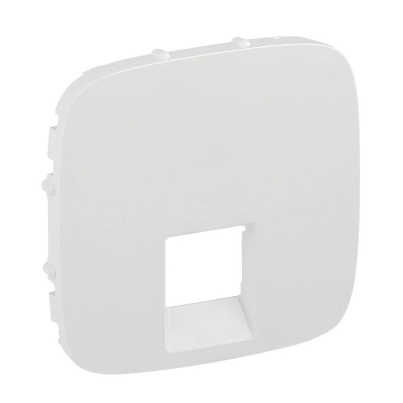 Лицевая панель Legrand Valena Allure розетки телефонной RJ-11/Ethernet RJ-45 белая 755415 в Санкт-Петербурге