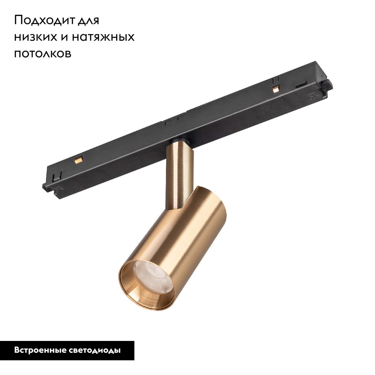 Трековый магнитный светильник Arlight MAG-ORIENT-SPOT-R35-6W Warm3000 (GD, 24 deg, 48V) 040887 в Санкт-Петербурге