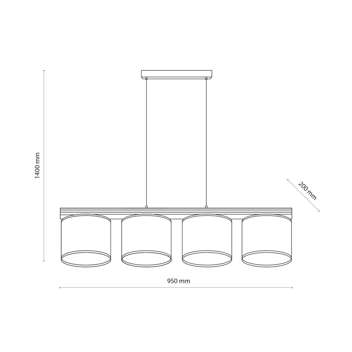Подвесной светильник TK Lighting 11770 Viga Shade a073072 в Санкт-Петербурге