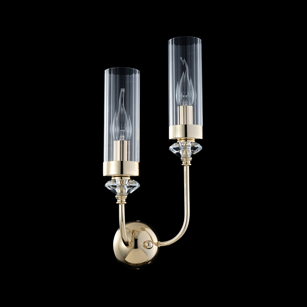 Бра Crystal Lux SECRET AP2 GOLD в Санкт-Петербурге