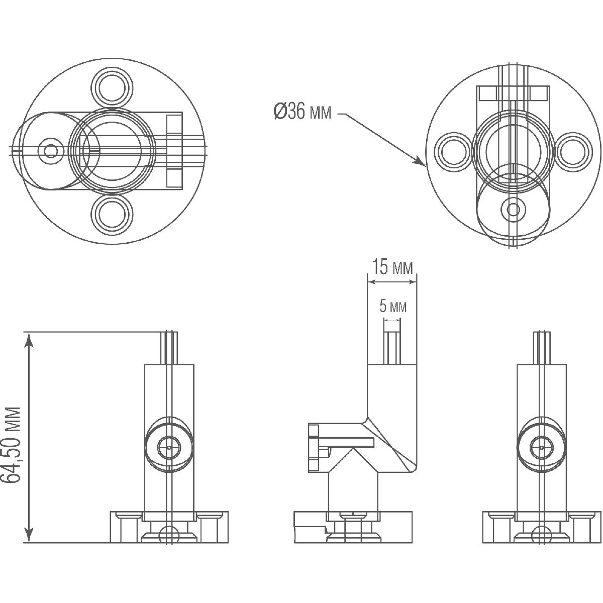 Токопроводящий угловой соединитель Donolux Scroll Line Inner Connector DL20651 B в Санкт-Петербурге