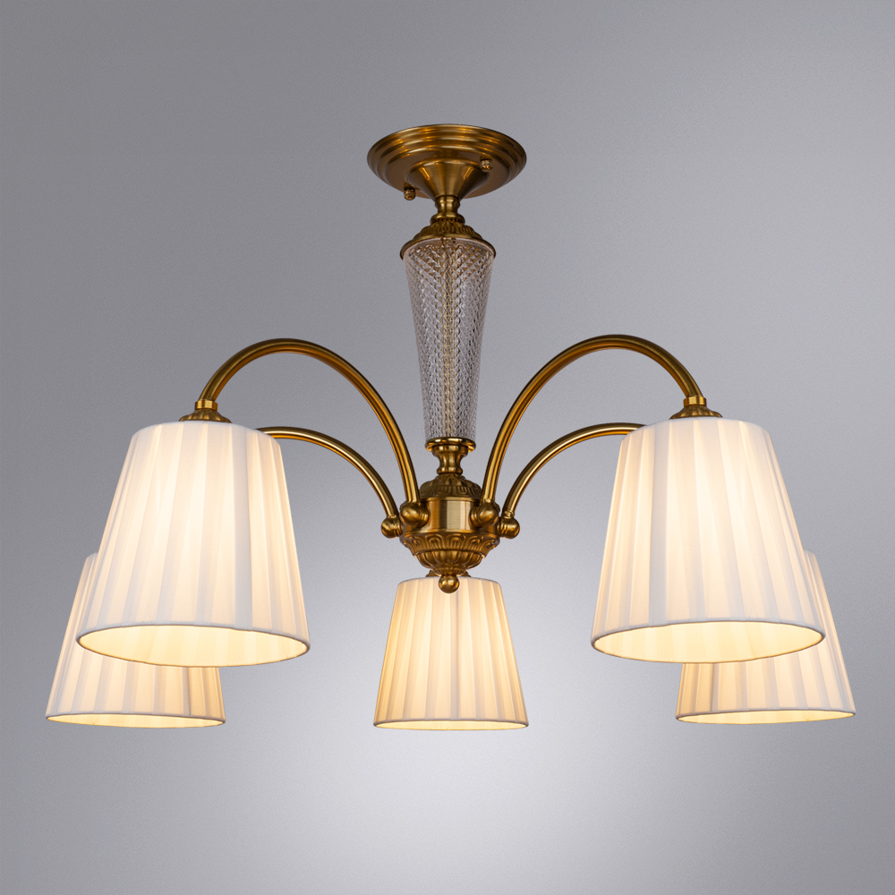 Потолочная люстра Arte Lamp Gracie A7301PL-5PB в Санкт-Петербурге