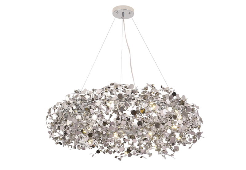 Подвесная люстра Crystal Lux GARDEN SP9 D800 CHROME в Санкт-Петербурге