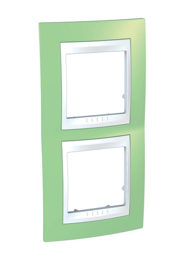 Рамка 2-постовая вертикальная Schneider Electric Unica Хамелеон MGU6.004V.863 в Санкт-Петербурге