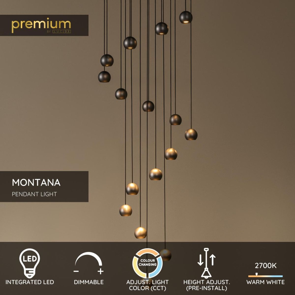 Каскадная люстра Lucide Montana 68400/92/96 в #REGION_NAME_DECLINE_PP#
