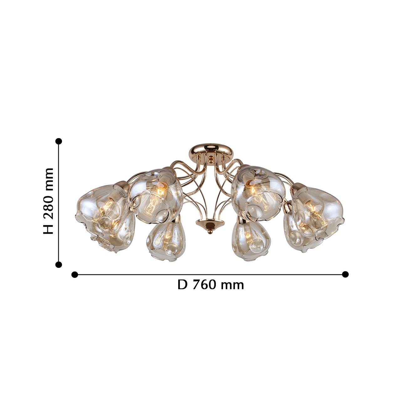Потолочная люстра F-Promo Galanta 2338-8U в #REGION_NAME_DECLINE_PP#