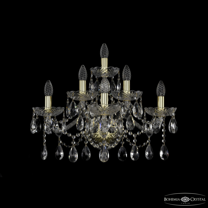 Бра Bohemia Ivele Crystal 1413B/3+2+1/220/XL G в Санкт-Петербурге