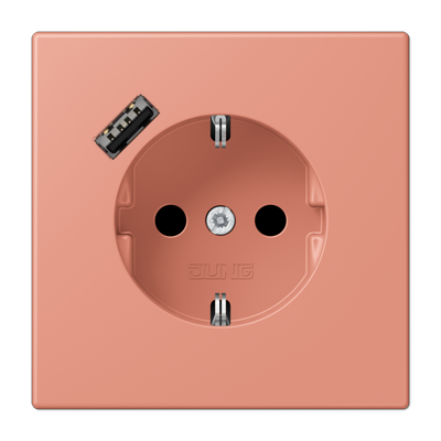 Розетка 2K+З USB Typ A Jung LC1520-18A233 в Санкт-Петербурге