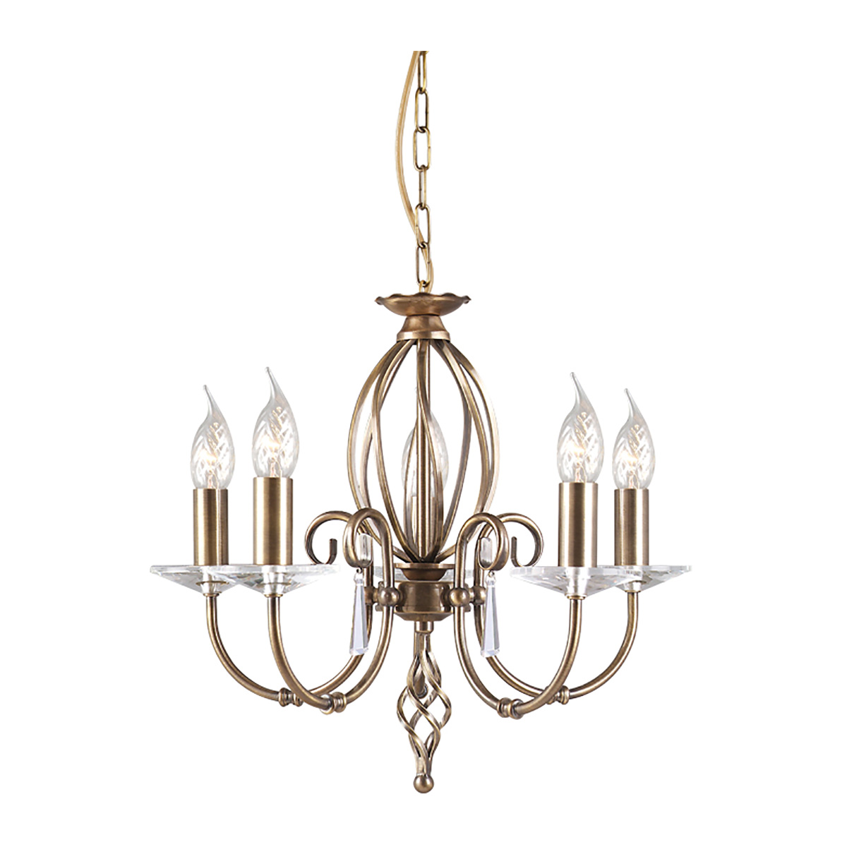Подвесная люстра Elstead Lighting AG5-AGED-BRASS в #REGION_NAME_DECLINE_PP#