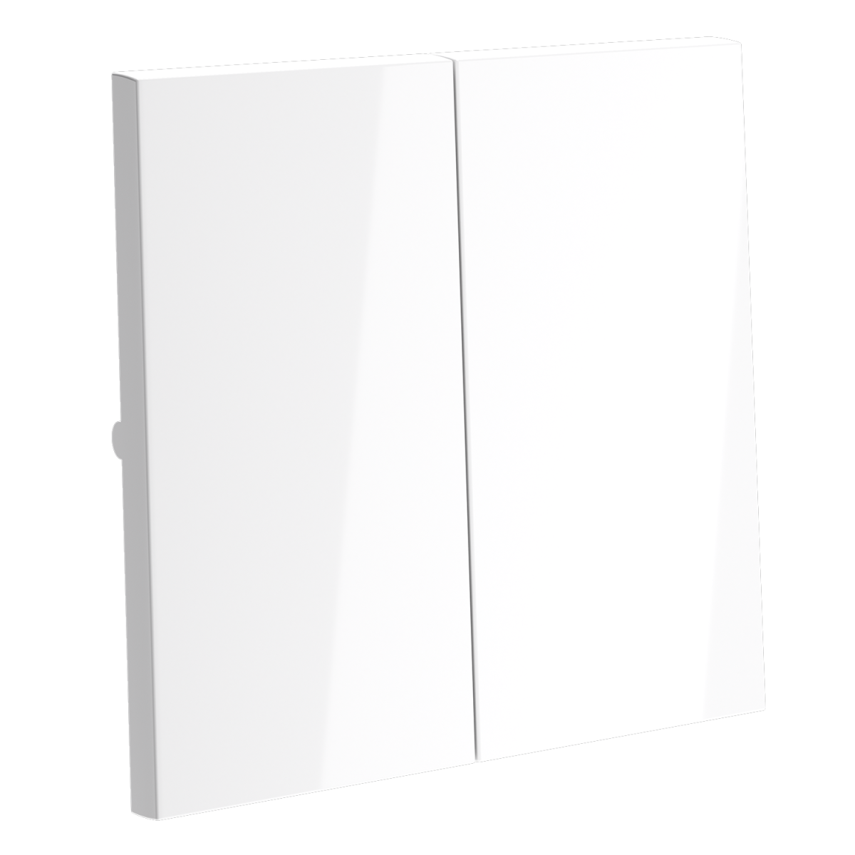 Клавиши для выключателя/переключателя двухклавишного Voltum S70 (белый глянцевый) VLS000301 в #REGION_NAME_DECLINE_PP#