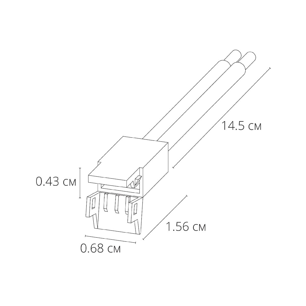 Коннектор для ввода питания Arte Lamp Strip-accessories A30-05-1CCT в Санкт-Петербурге