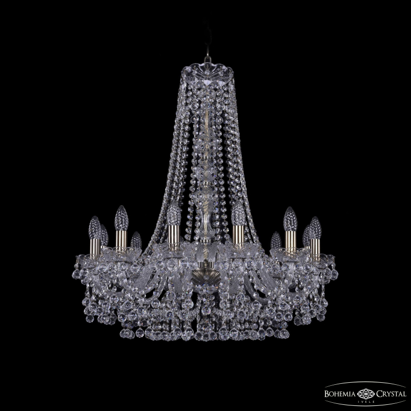 Подвесная люстра Bohemia Ivele Crystal 1409/12/240/h-76 Pa в Санкт-Петербурге