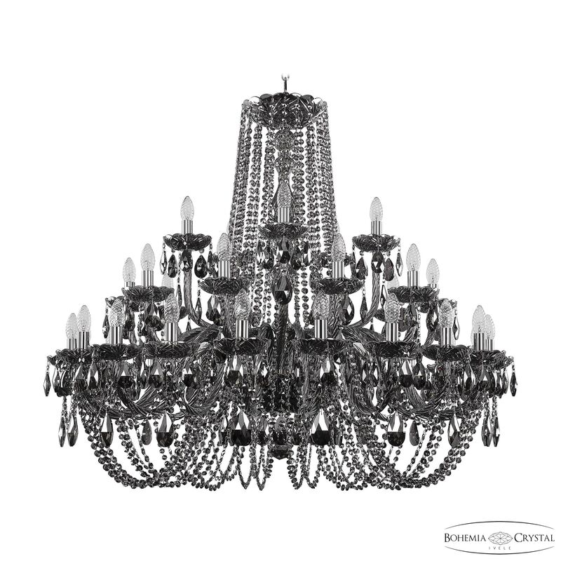 Подвесная люстра Bohemia Ivele Crystal 1402/20+10+5/400 Ni M781 в Санкт-Петербурге