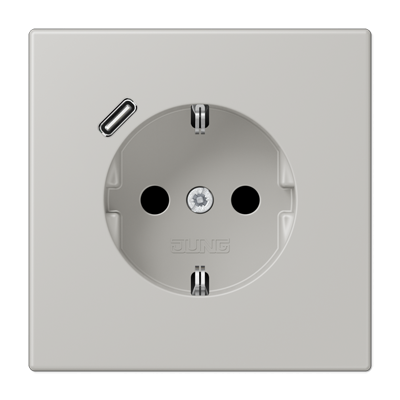 Розетка 2K+З USB Typ C Jung LC1520-18C205 в Санкт-Петербурге