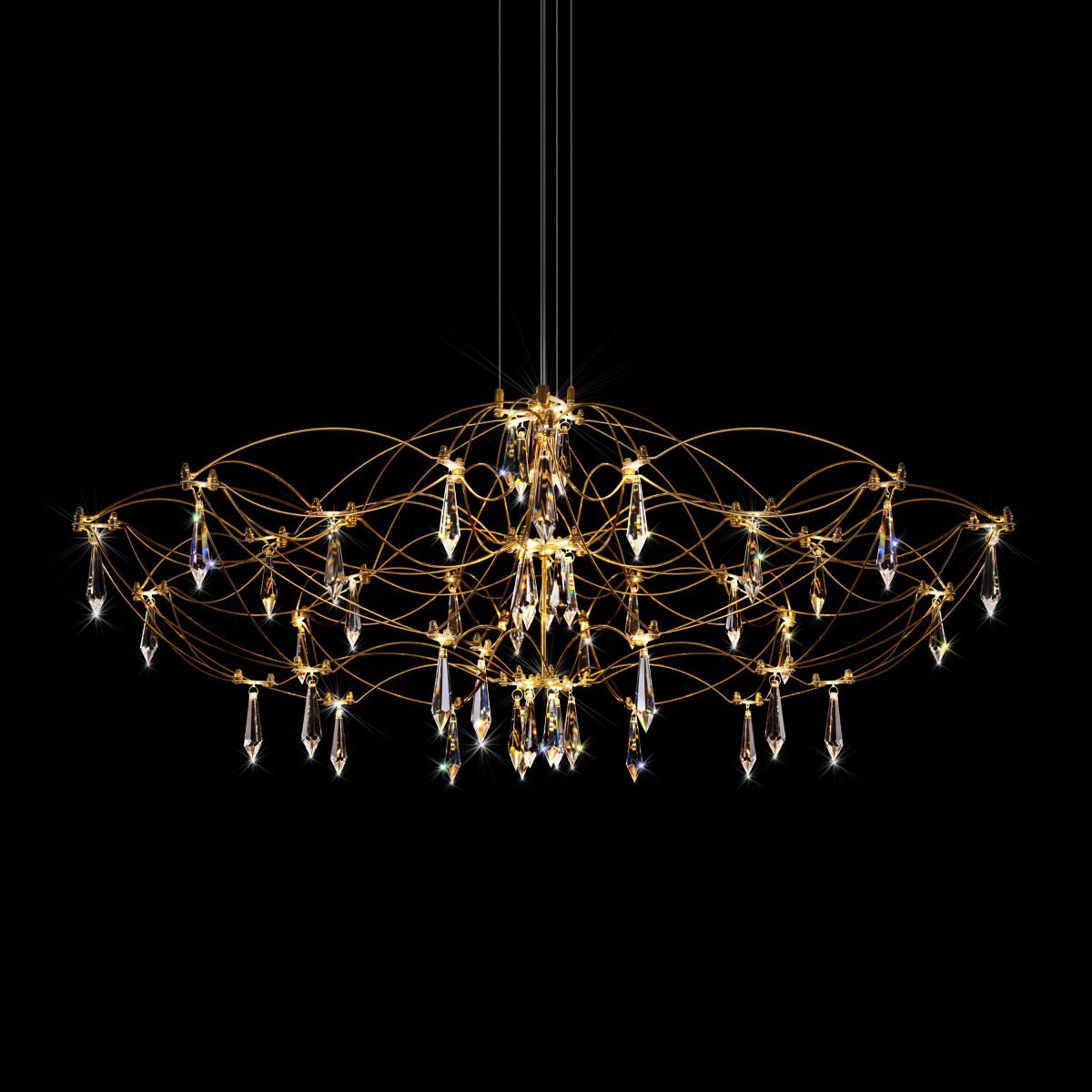 Подвесная люстра Loft IT Mira 10586/900 Gold Asfour в Санкт-Петербурге