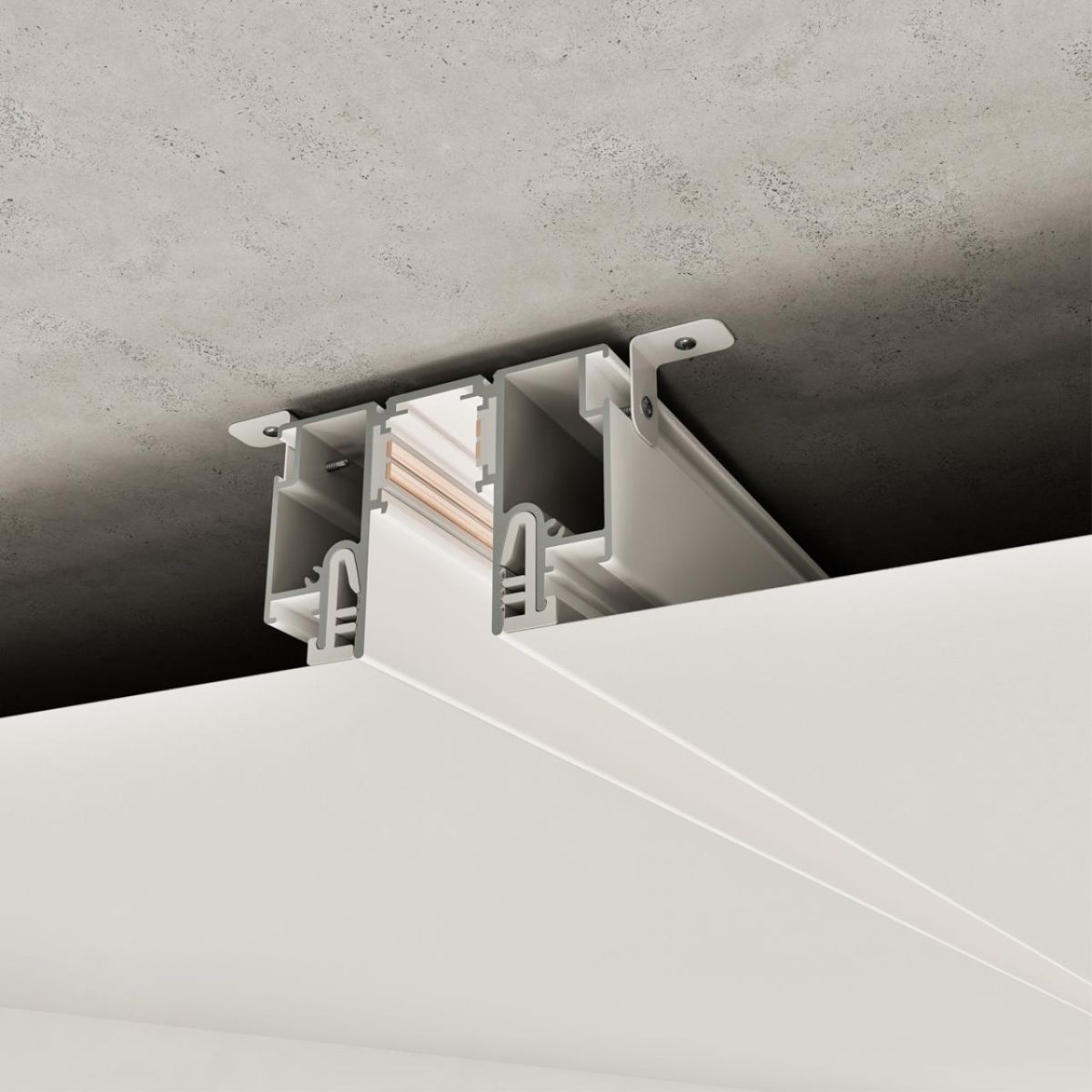 Шинопровод для монтажа в натяжной потолок LumFer For Novotech Flum 135327 в #REGION_NAME_DECLINE_PP#