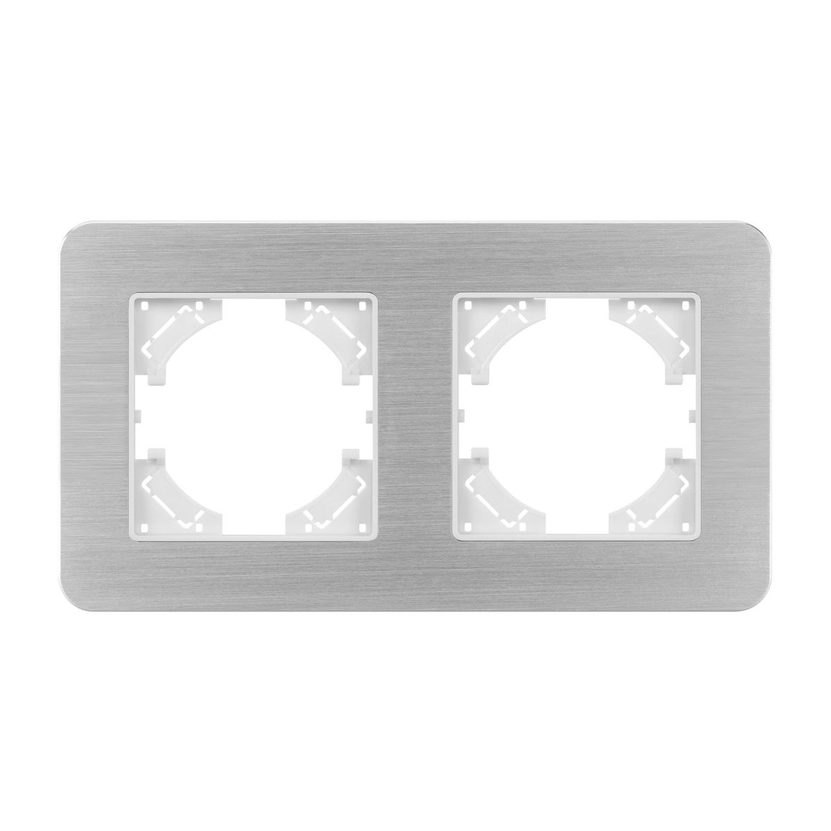 Рамка на 2 поста алюминиевая Arlight FRM-AKIRY-AL-2-SR 049724 в Санкт-Петербурге