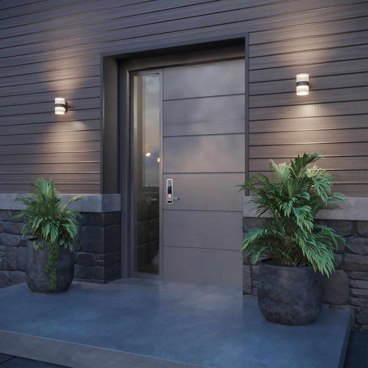 Уличный настенный светильник с переключателем цв. температуры Novotech Street Estima 359718 в Санкт-Петербурге