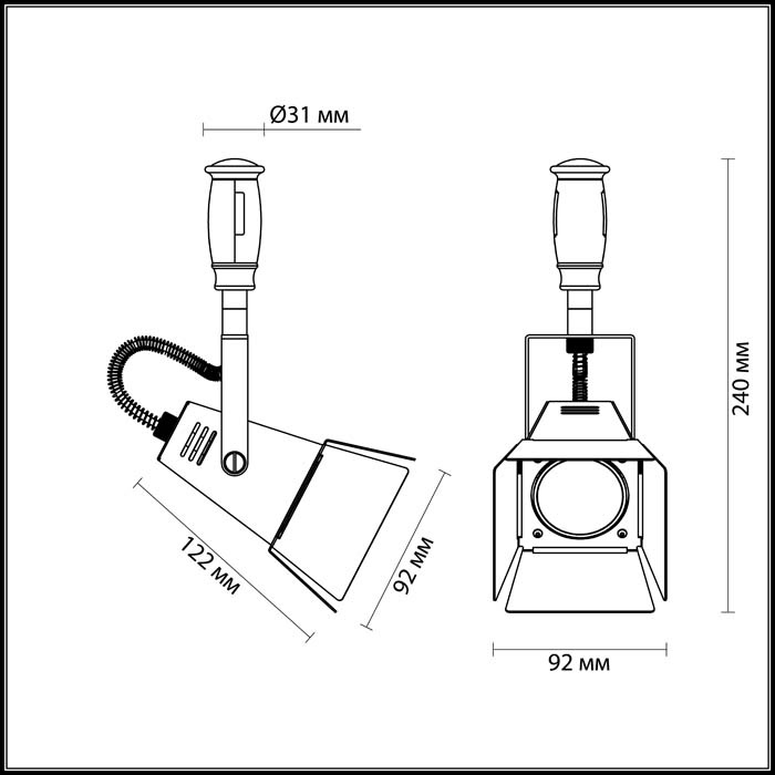 Трековый светильник Odeon Light Flexi Techno Pro 3631/1 в Санкт-Петербурге