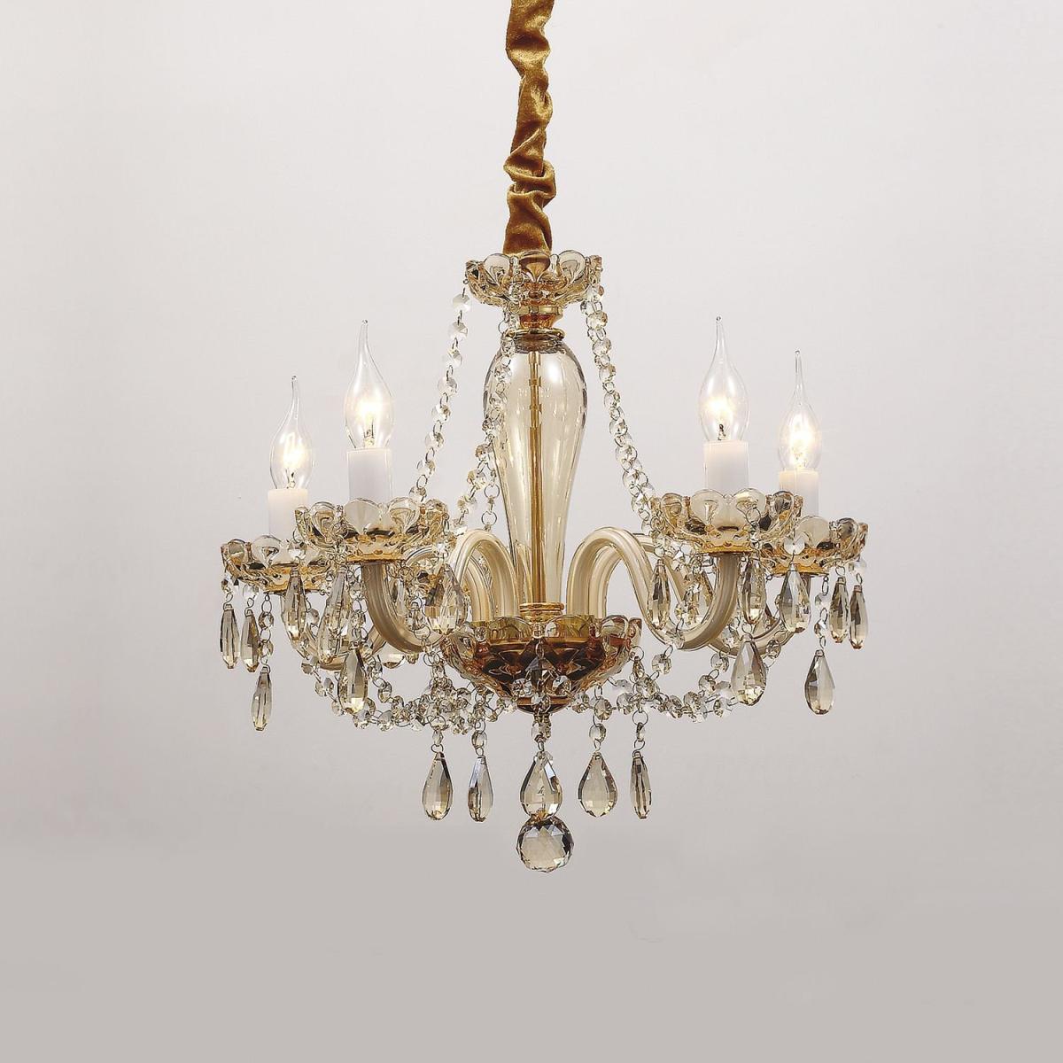 Подвесная люстра классика Favourite Brendy 1738-5P в #REGION_NAME_DECLINE_PP#