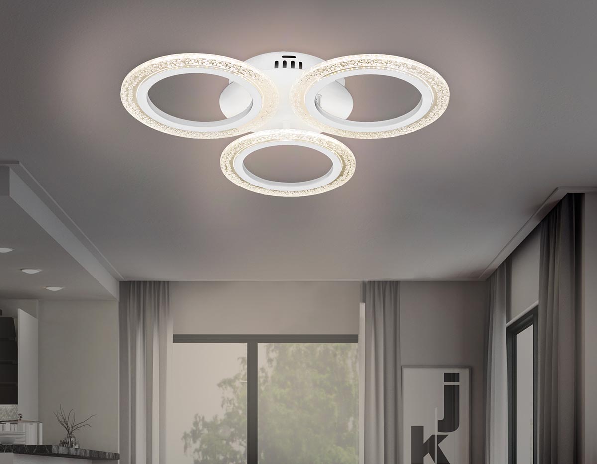 Потолочная светодиодная люстра Ambrella Light Original FA4050 в Санкт-Петербурге