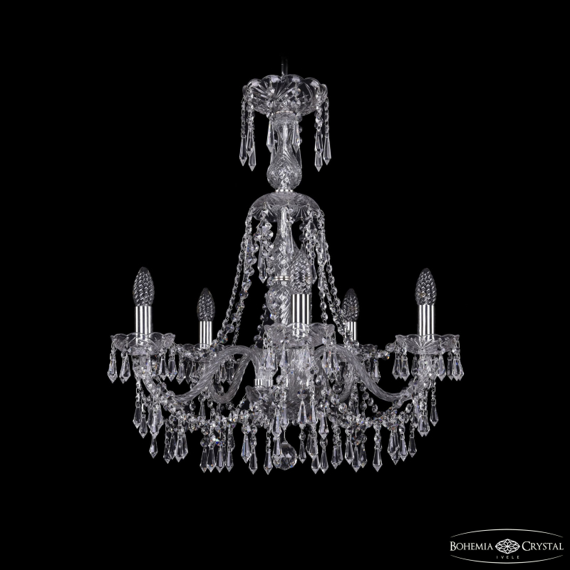 Подвесная люстра Bohemia Ivele Crystal 1403/5/195/XL-65 Ni в Санкт-Петербурге