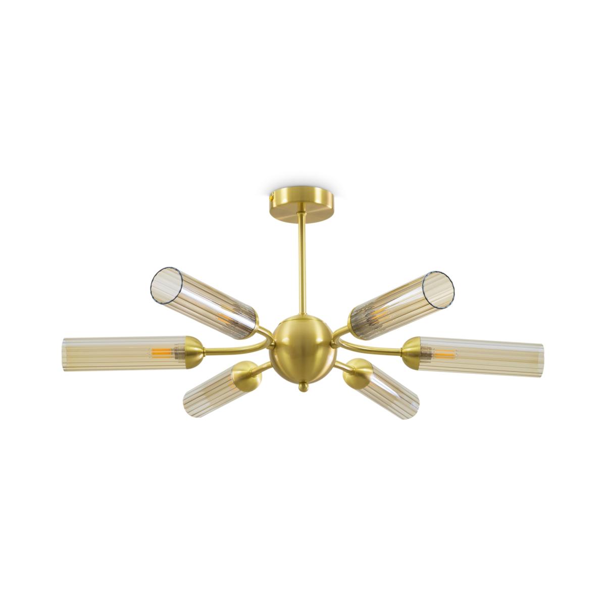 Люстра на штанге Freya Borgy FR5379CL-06G в Санкт-Петербурге