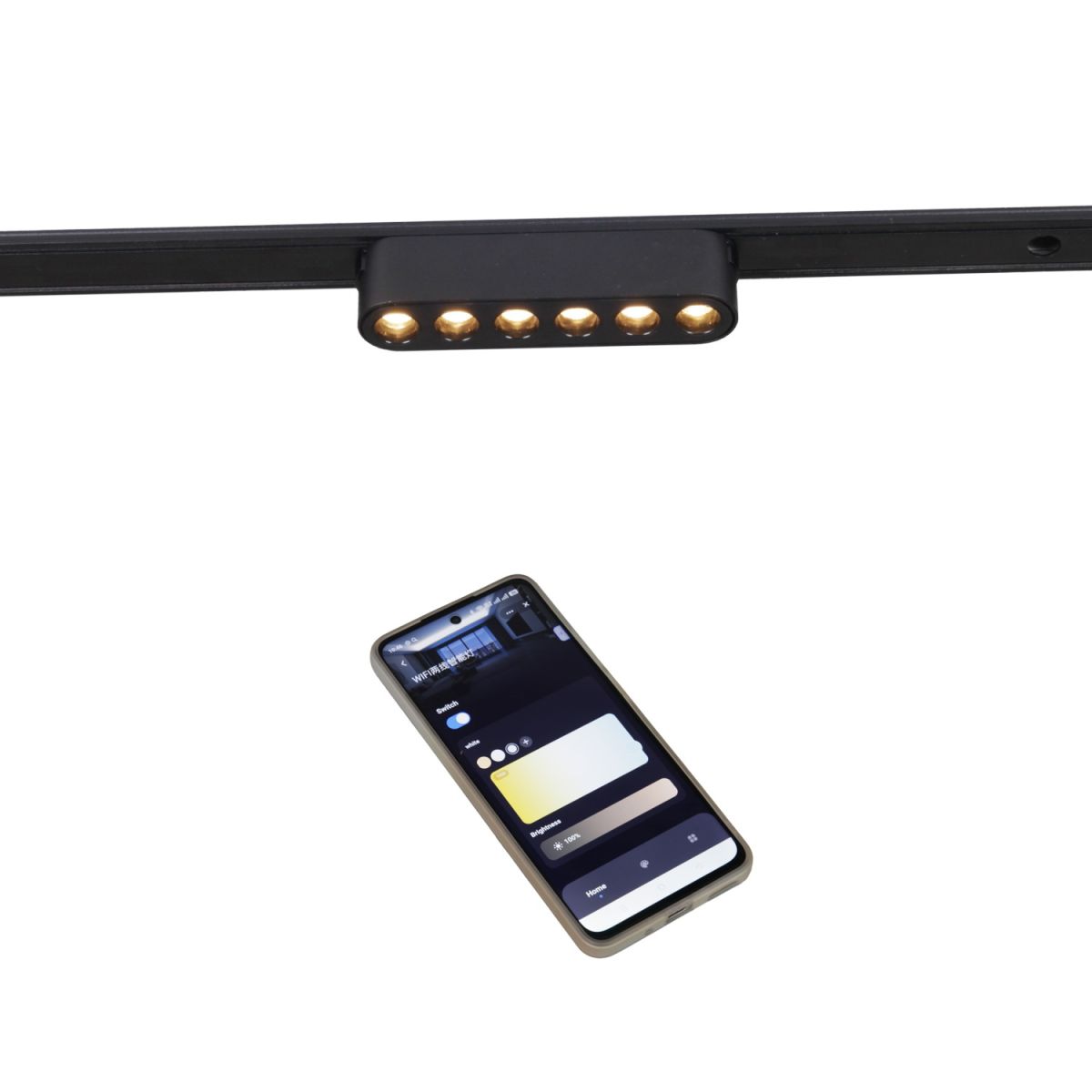 Трековый магнитный светильник (CCT+SMART) Reluce 13002-9.3-001UR magnetic LED6W BK CCT+SMART в Санкт-Петербурге