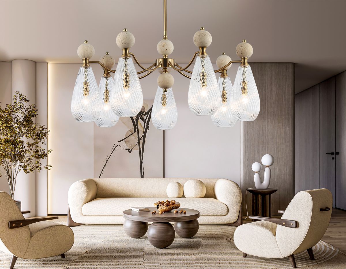 Люстра на штанге Ambrella Light High Light Ceramo Modern LH53287 в Санкт-Петербурге