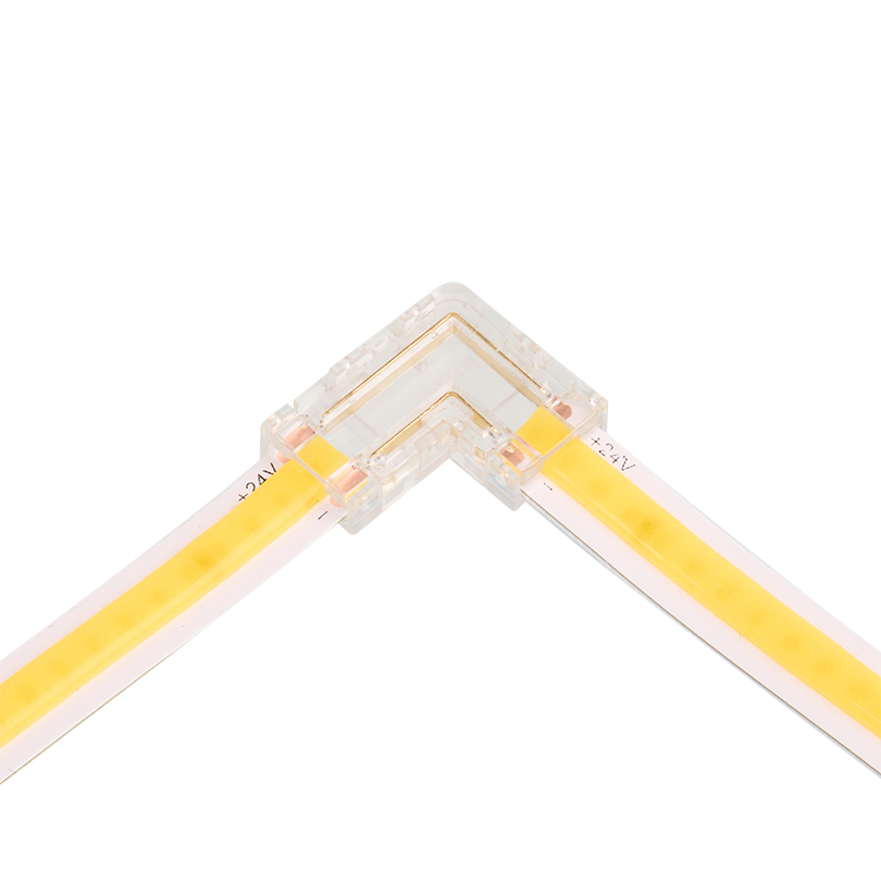 Коннектор угловой для ленты COB шириной 8мм, комплект 3шт WOLTA WLS-2PIN-COB-8MM-L в Санкт-Петербурге