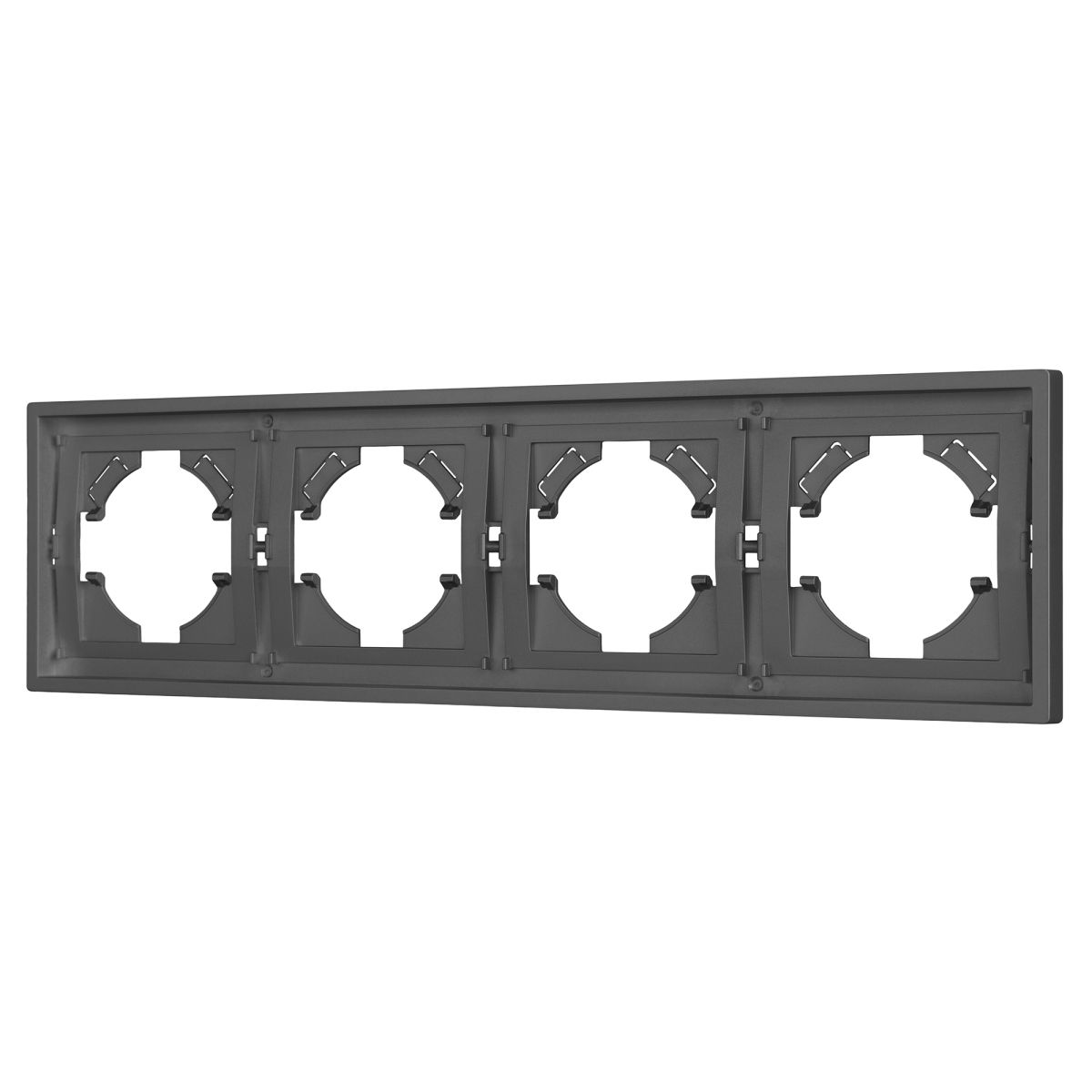 Рамка пластиковая на 4 поста Arlight FRM-TENDO-SFPL-4-GR 054655 в Санкт-Петербурге