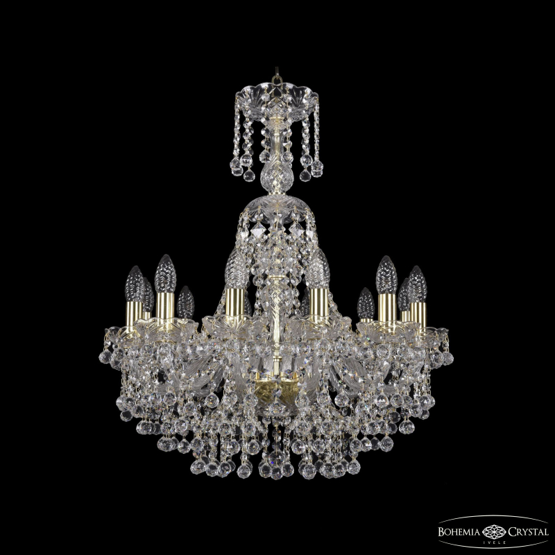 Подвесная люстра Bohemia Ivele Crystal 1409/12/195/XL-68 G в Санкт-Петербурге