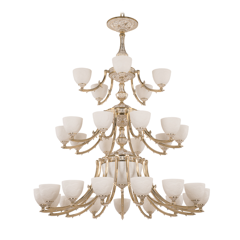 Подвесная люстра Bohemia Ivele Crystal Verona 72111P/15+10+5/420/3d GW P1 U Angel в Санкт-Петербурге
