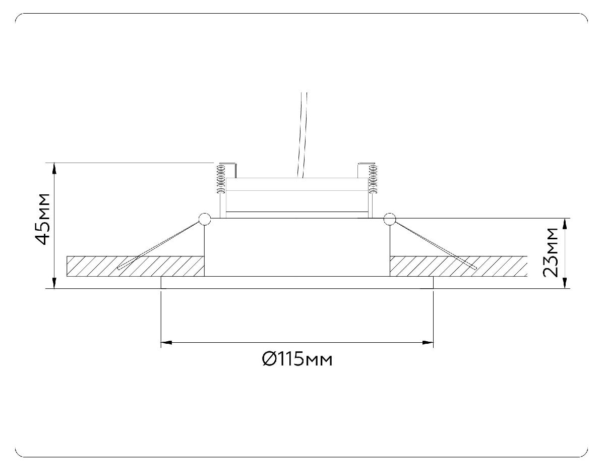 Встраиваемый светильник Ambrella Light GX Standard Tech Techno Spot TN51914 в Санкт-Петербурге
