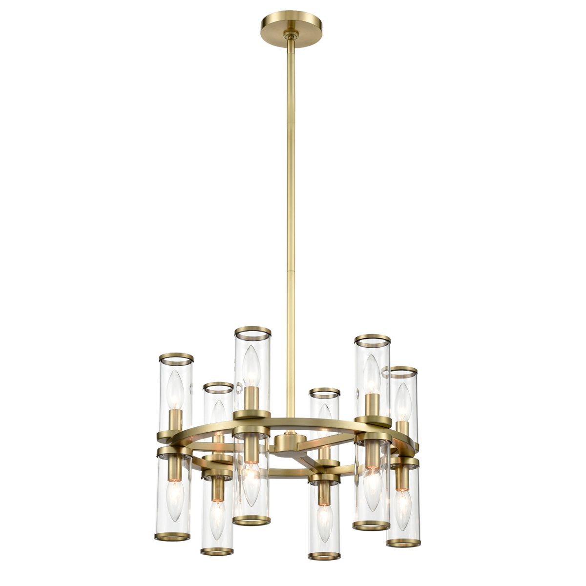 Люстра на штанге Delight Collection MD2061-12B br.brass в Санкт-Петербурге