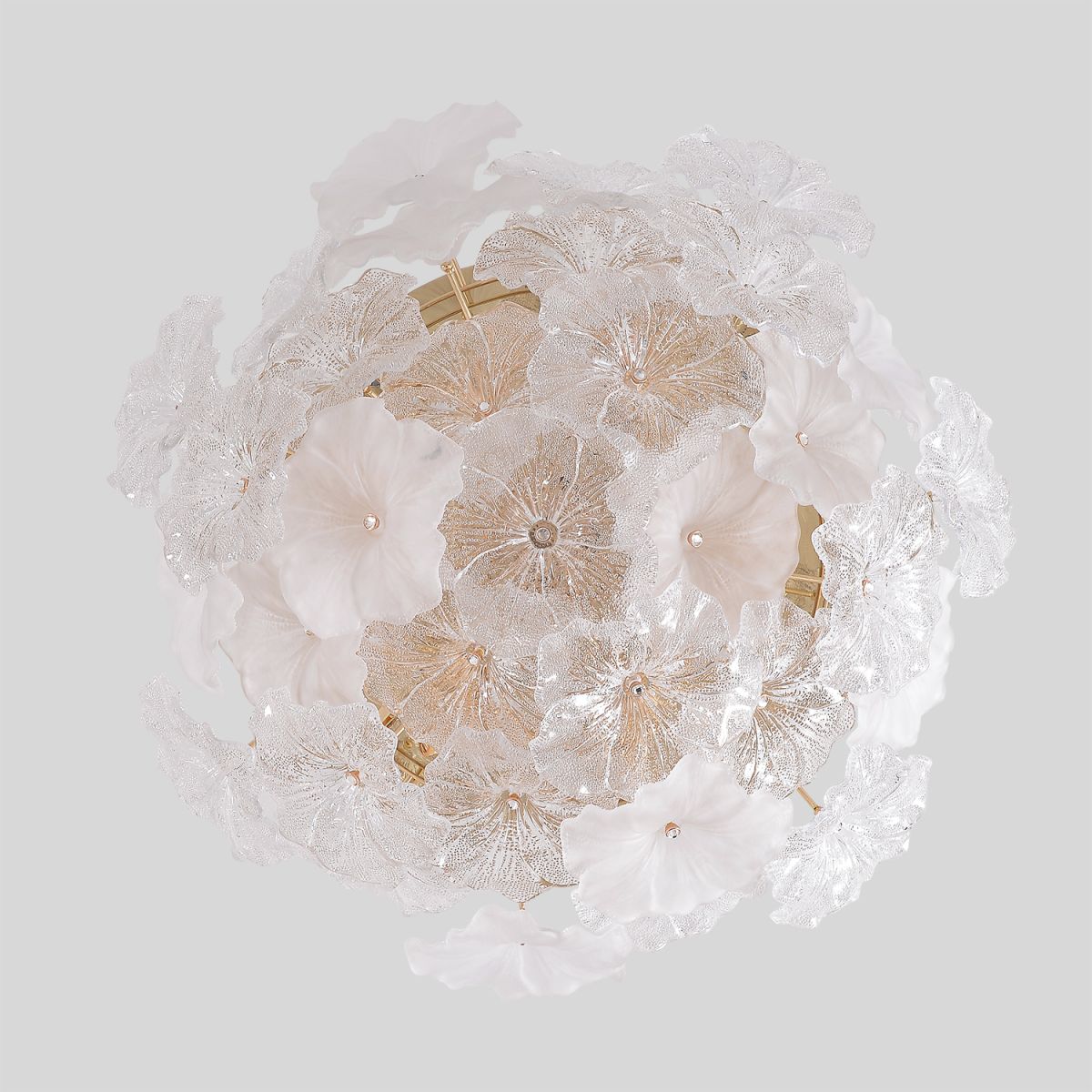 Потолочный светильник Crystal Lux MAGNOLIA PL12 GOLD в Санкт-Петербурге