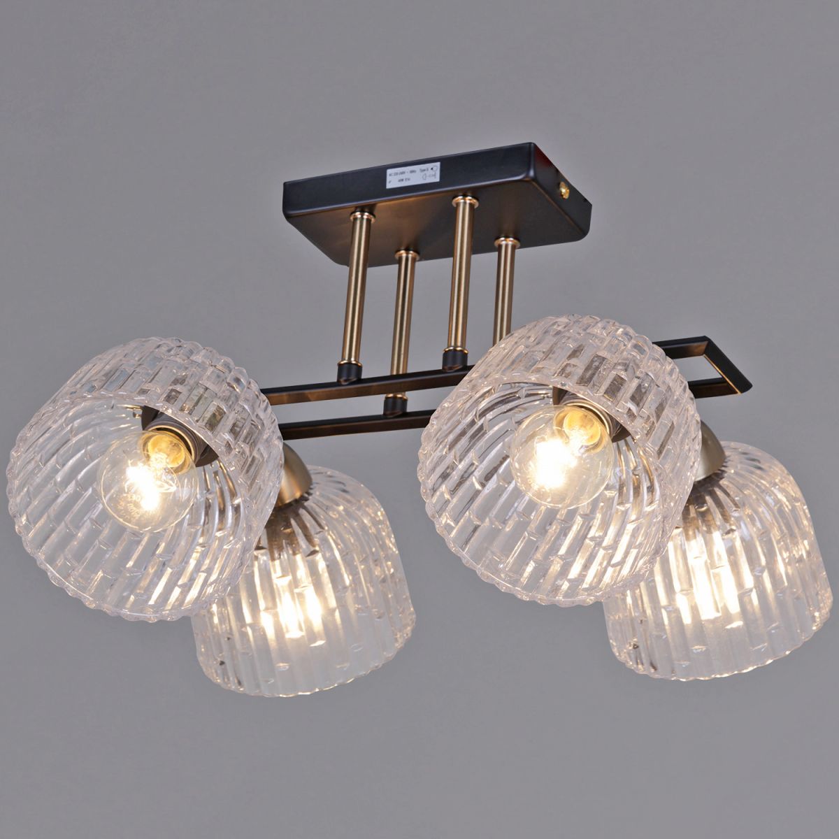 Потолочная люстра Illumico IL0794-4CSQ-25BKAB ELITE в #REGION_NAME_DECLINE_PP#