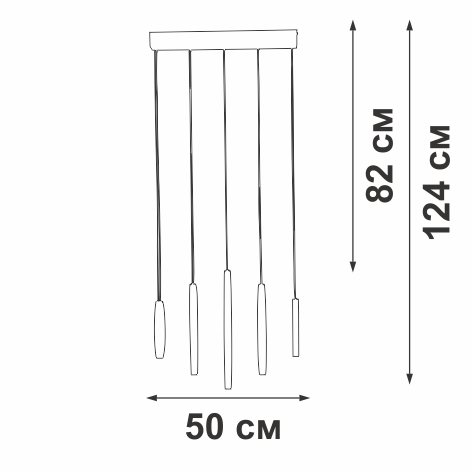 Подвесной светильник Vitaluce V2531-1/5S в Санкт-Петербурге