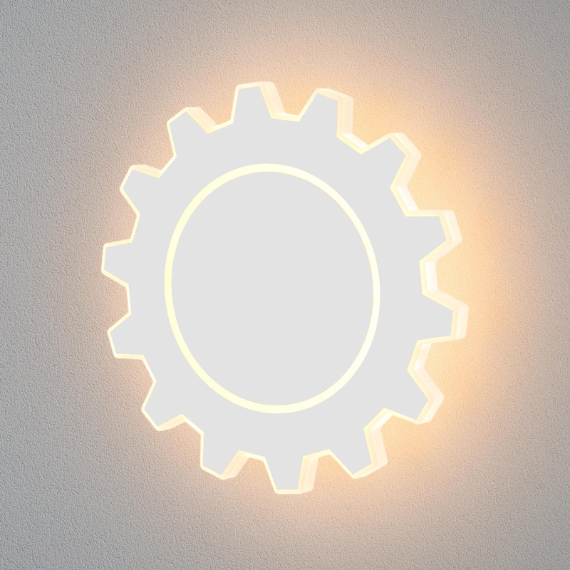 Настенный светодиодный светильник Elektrostandard Gear L LED белый MRL LED 1100 4690389125379 в Санкт-Петербурге