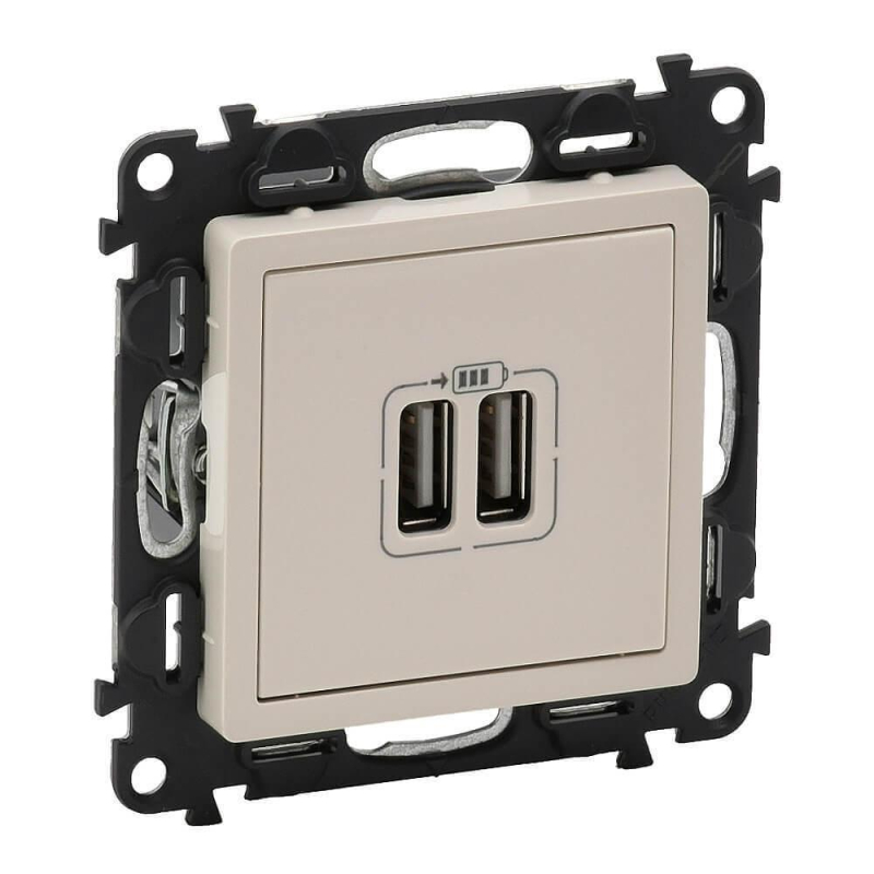 Розетка USB двойная Legrand Valena Life 240V/5V 1500mA слоновая кость 753512 в Санкт-Петербурге
